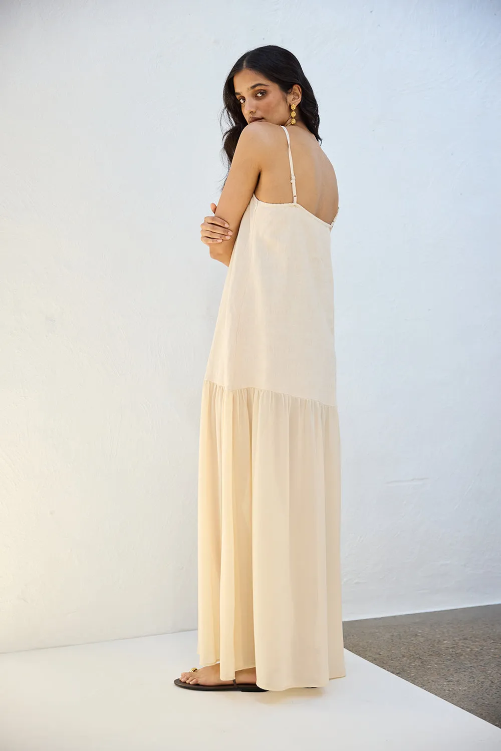 Nora Maxi Dress Natural