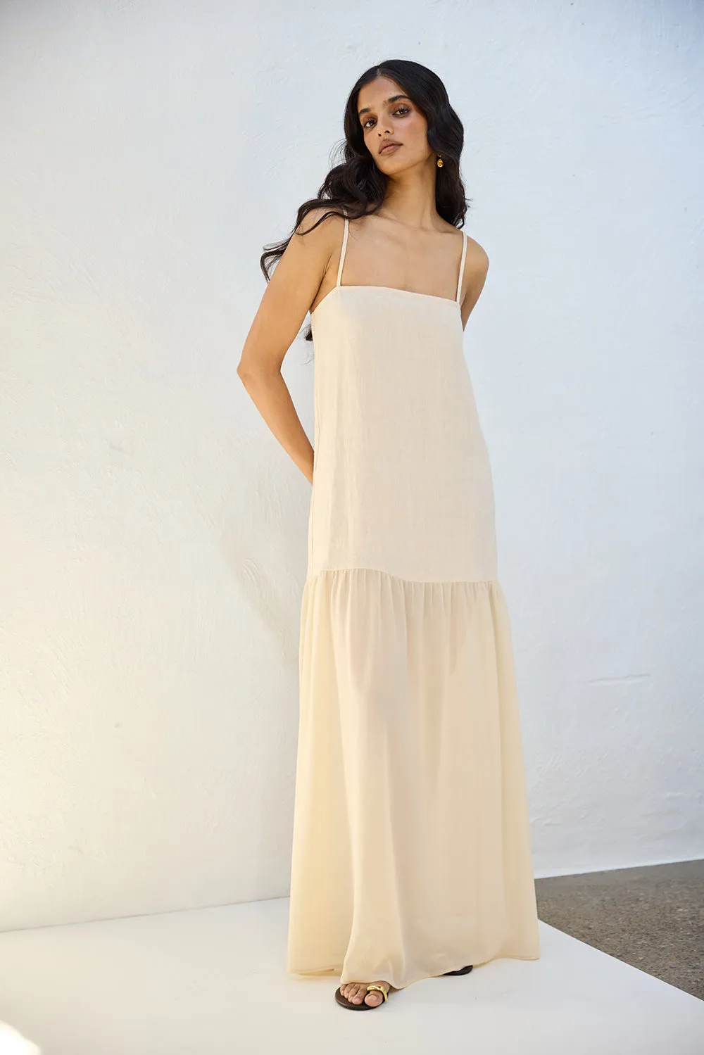 Nora Maxi Dress Natural