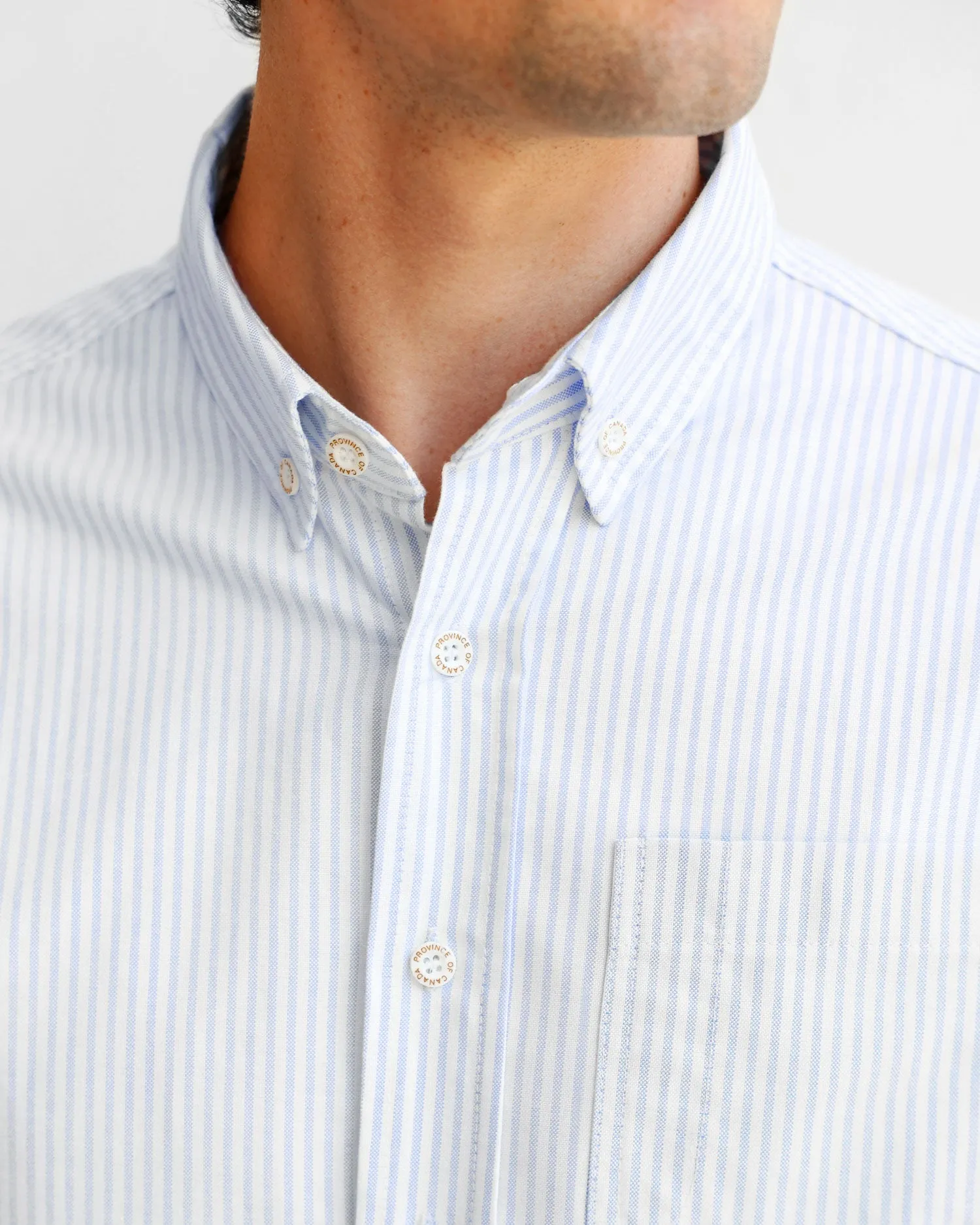 Oxford Stripe Shirt Blue - Unisex