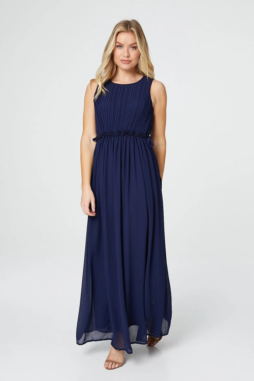 Ruched Bodice Maxi Dress