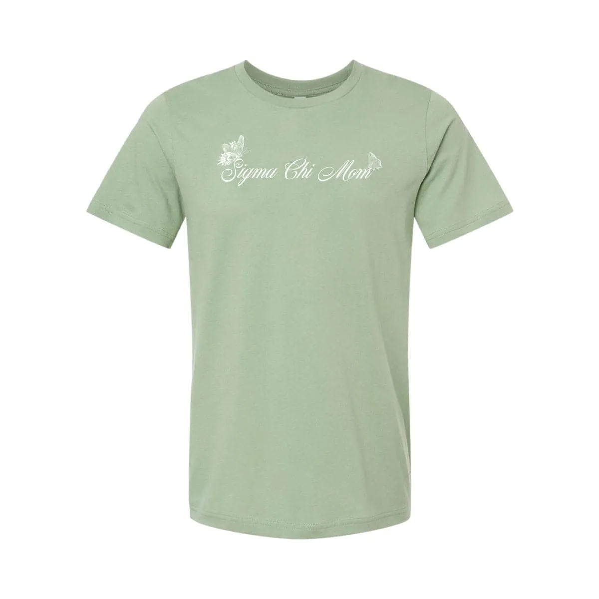 Sigma Chi Sage Green Mom Tee