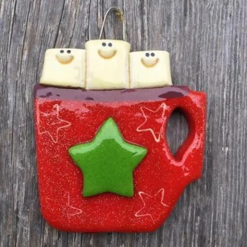 Single Parent Cocoa Cup Christmas Ornament