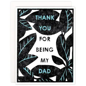 Thank You Dad Folded Card