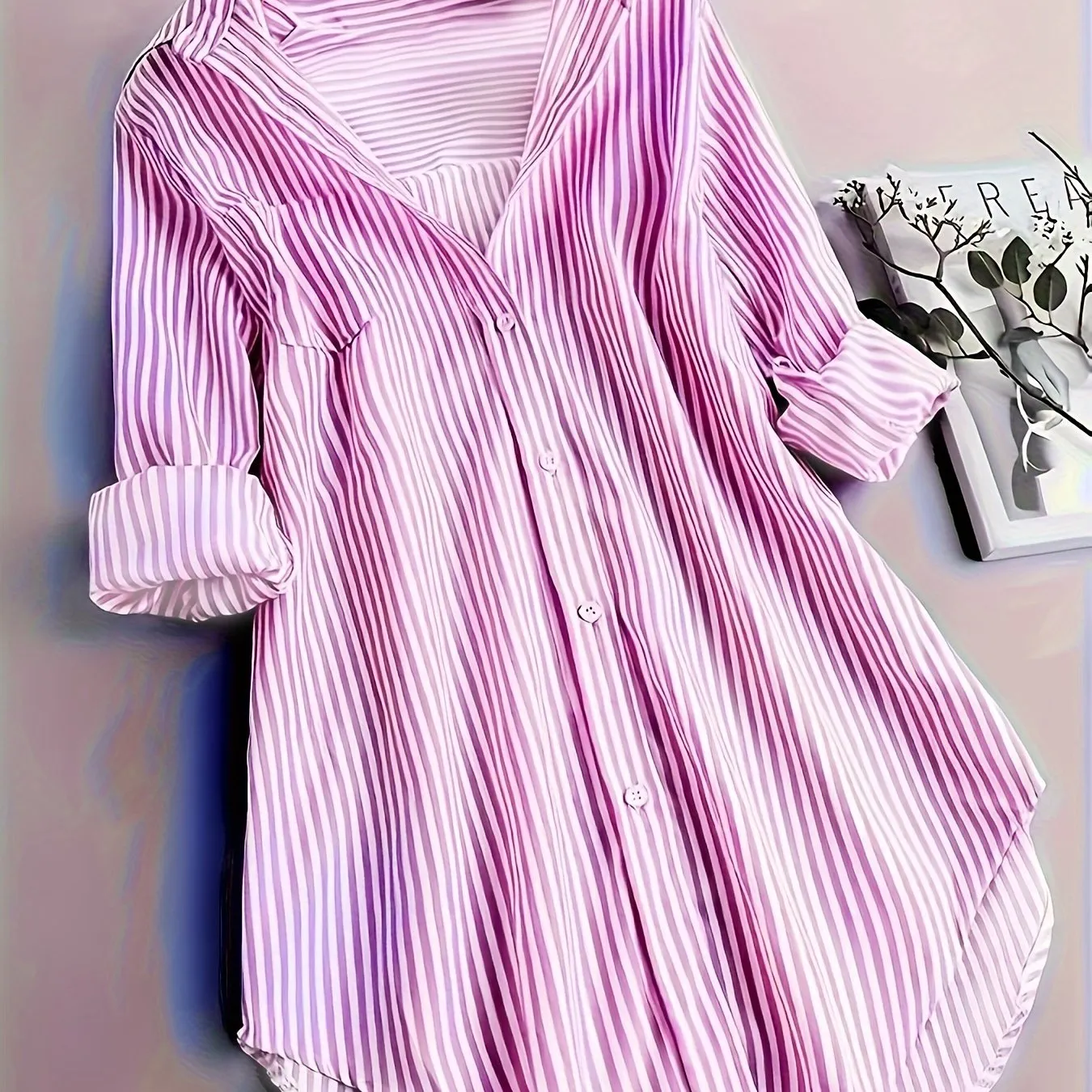 🌸Women's Striped Pattern Blouse🧥👦👧