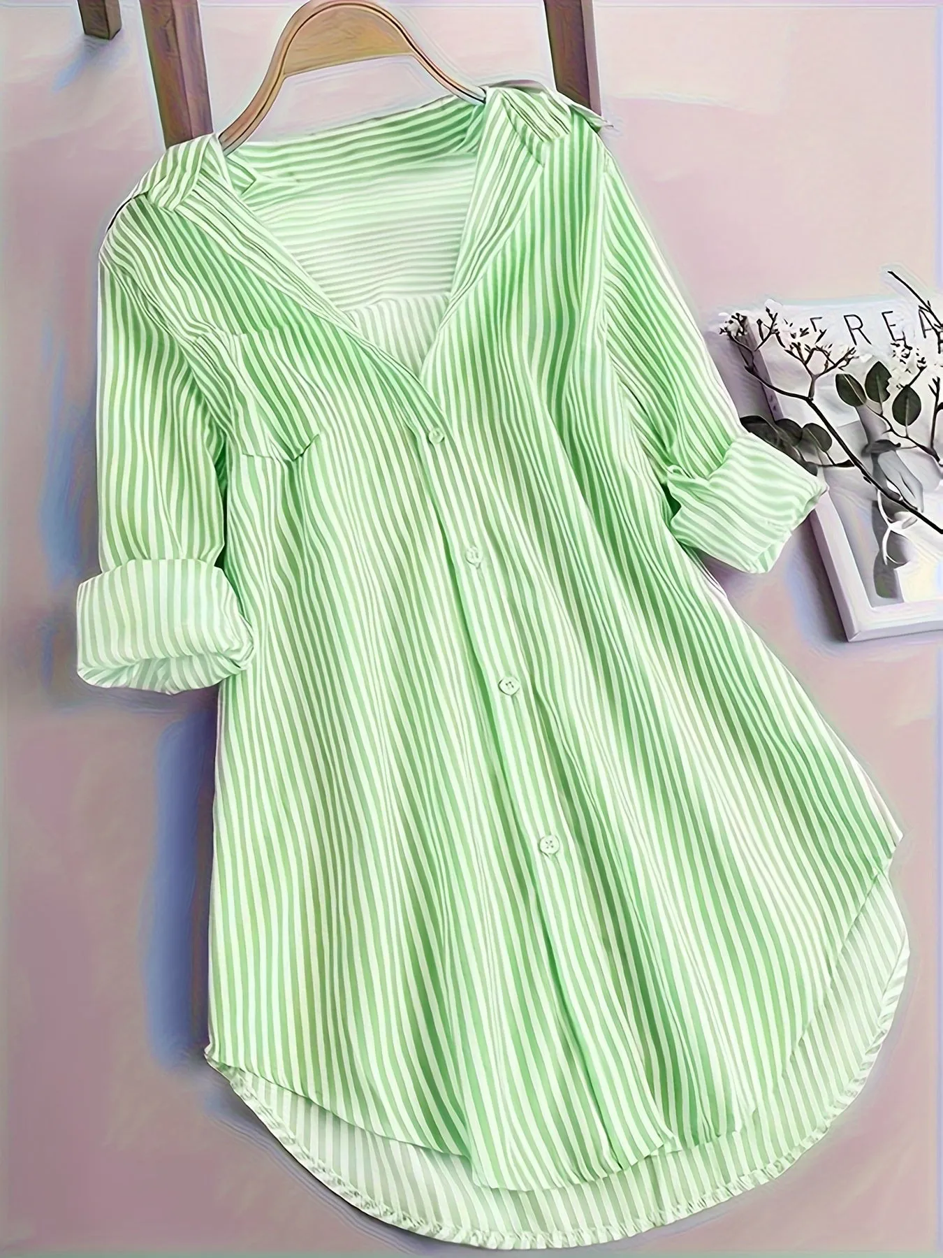 🌸Women's Striped Pattern Blouse🧥👦👧