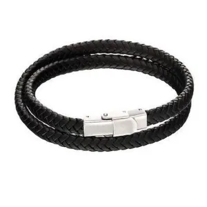 Woven plait double row bracelet Fred Bennett