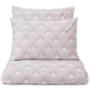 Zamora Pillowcase [White/Powder Pink]