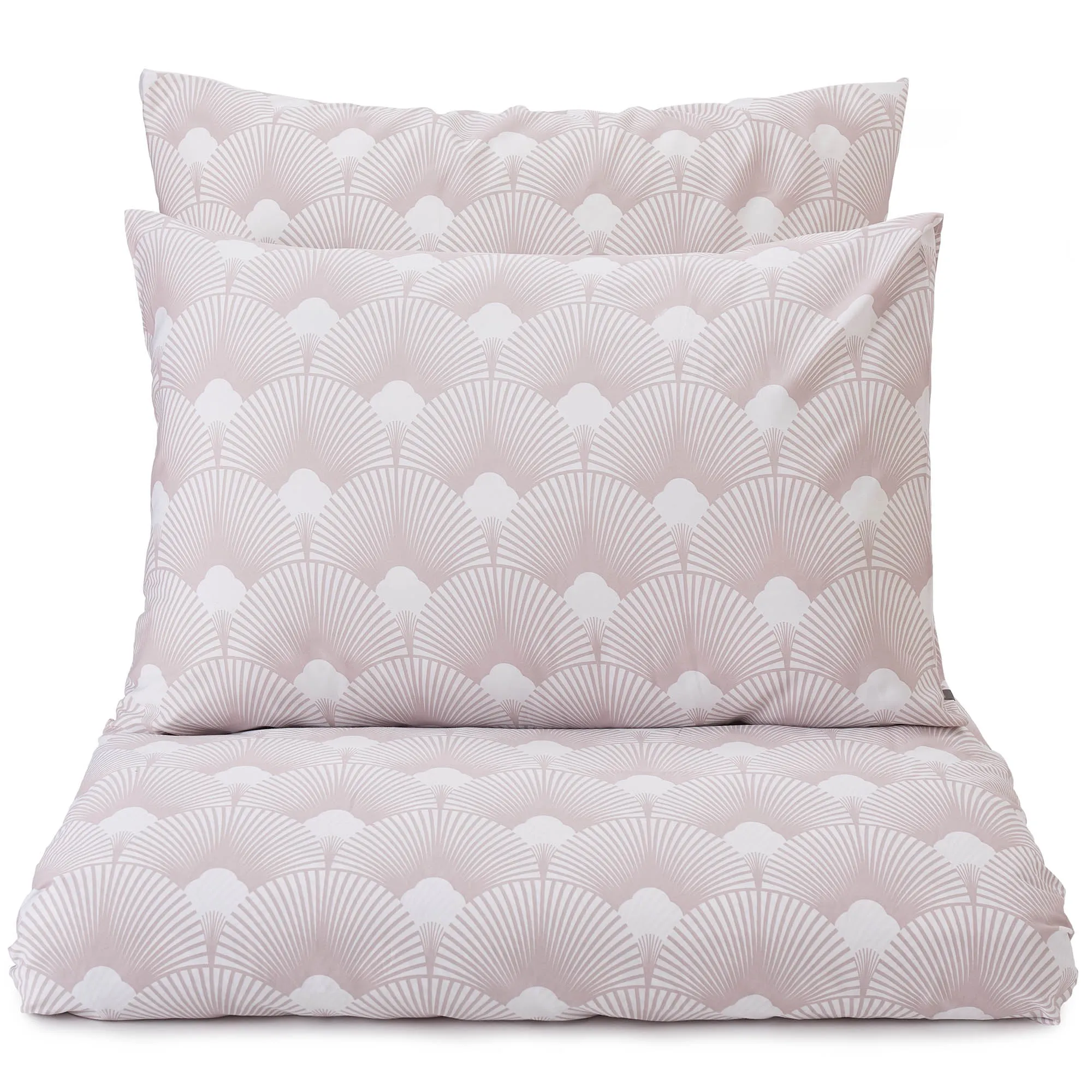 Zamora Pillowcase [White/Powder Pink]